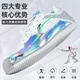 Li Ning (LI-NING) fencing shoes for men and women indoor training competition fencing sports equipment for children and adults same style non-slip and breathable new model LDAT101-1 electric silver 33