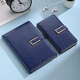 Xihe (XIHE) Magnetic button notebook customizable logo simple A5 high-end business office stationery notepad work conference student record book A5-826 black 200 pages [magnetic button] [single package]