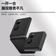 Magic Rock [head layer cowhide] suitable for Huawei pocket2 mobile phone case Pocket2 folding screen new ultra-thin protective case high-end leather case for business men full-inclusive anti-fall case Obsidian black folding screen genuine leather case Huawei pocket2
