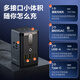 Pinsheng Socket 65W Gallium Nitride Desktop Ladestation Multifunktional Platin Platin Plug-In- und Zeilen-Expansionsanschlussplatine mit Kabel 2C2A+2-Buchse für Mobiltelefone Laptop Computer Appliances Universal