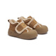 Camello (camello) más terciopelo botas de nieve cálida botas redondas zapatos de piel zapatos de pieles noreste botas para mujeres L23W245208 marrón (alto) 36