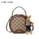 Caibukaier Offizielle Website Neue Crossbody-Tasche Frauenbeutel kleine runde Tasche vielseitige Umhängetasche Leichte Luxus-Geburtstagsgeschenk für Freundin Frau [Kaffee] Praktisch High-End-Sinn für High-End-Geschenk für Freundin modischer vielseitiger CK-Marke Nischentasche
