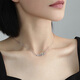 Ming brand jewelry platinum Pt950 wild rose necklace set BFR0128 about 41~42+3 cm about 4.57 grams