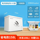 Royalstar dual-temperature freezer household small double-box freezer refrigeration and freezing dual-purpose cabinet double-door commercial large-capacity horizontal freezer energy-saving first-class energy efficiency power-saving model dual-temperature freezer 158L