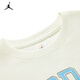 NIKE JORDAN Nike AJ children's clothing boys' fake two-piece pure cotton long-sleeved T-shirt autumn new children's bottoming shirt marshmallow pure cotton 160/76 recommended height 152-158cm
