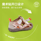 M1&M2 Spanish children's shoes, children's camouflage sandals, summer soft-soled toe-cap beach shoes for boys and girls, mesh non-slip functional shoes, khaki size 27, suitable for feet 16~16.5cm long