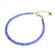 Yujingji Fat Donglai quality tanzanite bracelet for men and women East China Sea crystal agate jade jade blue gemstone loose beads engraved 03# plate bead style bead diameter about 3mm