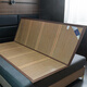 Yalu summer mat three-piece set of double-sided carbonized bamboo mat single dormitory washing ice silk mat household summer mat soft mat Qianqian poetry [double-sided available cool but not ice] 90*185cm [single bamboo mat]