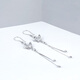 Saturday Fu PT950 platinum earrings for women butterfly ear wire PT094768 about 3.76g birthday gift