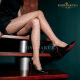 Jiabai Dao Luoying 7371 Aurora Series, Glossy Polka Dot Style, High-Dense Silky Sexy Stockings, Skin Tone, Crotch Closed 7371