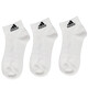 阿迪达斯 （adidas）男袜子女袜子春季时尚训练健身袜子休闲舒适透气毛巾底短袜子 DZ9435/白色/三双装 L-建议 M-建议 39-42码