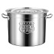 Aoyanlai white-cut chicken special pot 304 stainless steel soup bucket commercial extra-thick rice storage bucket boiling water bucket large-capacity oil bucket round bucket 304 extra-thick 30CM soup bucket high 31CM burn-resistant bottom