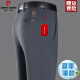 皮尔卡丹2025中年男春夏薄款长裤爸爸休闲裤弹力免烫直筒西裤商务夏装 688黑色 31