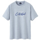 
TEEK pure cotton short-sleeved T-shirt for boys casual versatile clothes Student fashion printed top 2025 summer trendy men's clothing HS1301 flower gray L