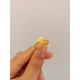 Yujingji Fat Donglai same style high luxury 18K gold four-leaf clover ring gold color super flash honeycomb crushed ice women's plated crushed ice four-leaf clover ring opening adjustable