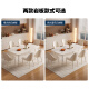 
Pashaman (pashaman) rock slab dining table, modern simple small apartment dining table, household caterpillar chair*4 2160Y1