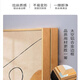 诗亭居推拉穿衣镜全身装饰画大象暗藏式穿衣挂画可推拉玄关壁挂试衣 福满吉象-A 47*112(内框35*100)cm x 悬挂式