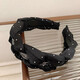 Liangshihuan high-end exquisite high-top headband for women 2025 new headband high-end rhinestone temperament face wash hairpin headwear black
