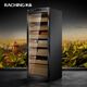 Meijing (raching) MON2800A WIFI smart solid wood horizontal line constant temperature constant temperature cigar cabinet temperature control humidity cigar humidifier home starry sky black (Spanish cedar wood shelf) 330L
