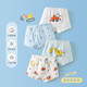 Betis children's underwear spring and summer boys little boy underwear youth boxer briefs breathable sweat-absorbent antibacterial without butt pinching boys 5A antibacterial rider series 4 pieces 100 cm recommended 85-95cm/weight 22-28Jin Jin equals 0.5 kg