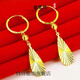 YRYE Old Phoenix Gold Store Model Imitation 999 Real Gold Earrings Women's Imitation Gold Jewelry Drop Shape Earrings as a Gift for My Wife Earrings That Will Not Fade