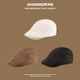 Kawakudaichi Retro Progressive Hat Female Literary Leisure Painter Hat Student Versatile British Newsboy Hat Showing Face Beckham SN1904 Retro Progressive Hat Beige