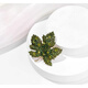 Bhiodha red maple leaf corsage brooch for women exquisite pin-like temperament suit high-end welcome accessories 5 red A22-308