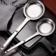 Foaming spoon 304 stainless steel colander household kitchen oil skimming spoon filter sieve hot pot skimming oil separation spoon 304 stainless steel foaming spoon large