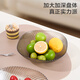 JD.com Assiette de fruits, fruits séchés Fruit Pallet Snack Rangement Affiche Affiche à eau [Ultra grande capacité] 2 pièces 22 * ​​7cm