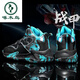 Woodpecker basketball sports shoes men's shoes high-top anti-slip shock-absorbing sneakers friction audio students' practical breathable venom battle boots dragon style/9203/black and red [leather surface] 36
