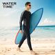 WATERTIME/Shui Chuan Men's Swimsuit Swimsuit One-piece Wetsuit Beach Pants Anti-Embarrassing Swimsuit Black Silver XL