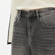 Jnby/Jiangnan Buyi [ESG] Frühlings- und Herbst-Denim Lose Wide-Big Hosen Retro Casual Pendelung 5o9e12530 998/Denim Dark Grey XS