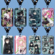 Dämon Slayer: Blade von Demon Slayer: Tuo Wuyilang Ganlu Tempel Migla Student Card Set School Card Marke Access Control Card Chinesische Karte Busskarte B13593 Campuskarte Set + Kurzes Lanyard