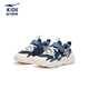 Hongxingerke (ERKE) children's shoes, boys and girls casual shoes, children's small and small children's cushioning light sports shoes hidden deep blue/glacier white 35