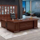Einfacher Büroschreibtisch Chef President Desk Manager Schreibtisch Vorsitzender großer Schreibtisch Single Office Desk Stuhl Kombination Möbel 826 Version Straight Side 1,6m Single Tisch ohne Auxiliary Cabinet