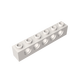 
Domestic building block parts 1x6 5-hole brick compatible 3894 small particle MOC plug-in parts Light gray 5 pieces