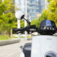 Yuhua Electric Bicycle Rear View Mirror TIle courte Miroir rond pliable Emma Véhicule électrique Miroir à 360 degrés Modification universelle