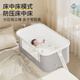 ULOP crib multifunctional bed electric rocking bed removable splicing crib newborn baby sleep rocking bed height adjustable baby splicing electric rocking bed