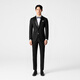 VICUTU men's suit jacket, groom's suit, small blue suit, black suit jacket, wedding dress, groomsmen suit, 170B top or 81B pants, black suit