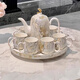 Ruishun tea set for the newlyweds, light luxury high-end cups, water cups, teacups for housewarming, wedding and new house gifts, Glacier Dolphin tea set