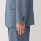 Muji Herrenjacke Herrenjacke Frühherbst im Herbststil Herrenanzug kleiner Anzug ad0uva4s geräuchert blau l 175/100a