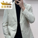 金盾（JINDUN）轻熟风纯色简约轻薄西服外套春秋款商务休闲高端男装西服外套男士 深蓝色 2XL