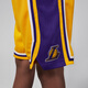 Nike (NIKE) official boys Los Angeles Lakers ICON NBA big kids quick-drying shorts FZ1187 728 Amarillo yellow/Los Angeles Lakers 150 M