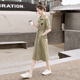 Cypress House Mid-length Dress 2025 Spring and Summer New Women's Slit Bed and Slimming Shirt Skirt