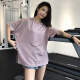 Jincheng Mesh Quice Drying Glide для женщин потерял бегущую рубашку фитнес-одежду с короткими футболками в интернет-футбол