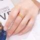 KREY old phoenix gold ring women's pure gold hollow ring wealth rolling copper coin ring coin for girlfriend No. 14