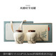 Boyei (BW) antique ceramic tea cans large cans household sealed moisture-proof tea cans gift box packaging elegant season 2 gift boxes