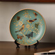 Tira American Country Ceramic Decorative Plate Ornamente zum Platzieren von Tellern und Betrachtung von Tellern für Wohnzimmermodellraum Ornamente zum Platzieren von Dekorationen zum Platzieren von Platzierungs- und Lieferhalterungen zum Platzieren