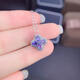 DRJEFUN new natural tanzanite pendant, light blue, 925 silver precision inlay, main stone 3*4mm, free necklace
