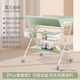 Beibo's Liang Pregnant Diaper Table Infant Care Table Bed Diaper Change Wet Baby Multi-function Foldable Newborn Ash Lifting Basket + Clothes Rod + Wheel + Basin